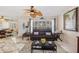 Comfortable living room with stylish decor and a relaxing seating area at 4114 Yucatan Cir, Port Charlotte, FL 33948