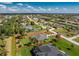 Aerial view of home near canals, with clearly marked property lines at 619 Boundary Blvd, Rotonda West, FL 33947
