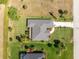 Aerial view of roof and yard at 619 Boundary Blvd, Rotonda West, FL 33947
