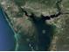 Coastal aerial view of Englewood and Lemon Bay near Manasota Key and Charlotte Harbor at 619 Boundary Blvd, Rotonda West, FL 33947