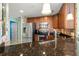 Kitchen with stainless steel appliances and dark granite countertops at 2001 Bal Harbor Blvd # 2312, Punta Gorda, FL 33950