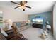 Inviting living room features neutral decor and cozy furnishings, creating a relaxing and comfortable space at 21168 Quesada Ave, Port Charlotte, FL 33952