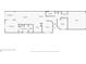 Floor plan featuring a living room, dining room, kitchen, three bedrooms, a garage, and a screened lanai at 2232 Bonito Way, Port Charlotte, FL 33953
