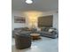 Open concept living room with modern decor at 23442 Harper Ave, Punta Gorda, FL 33980