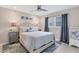 Comfortable bedroom with a queen-size bed, stylish lamps, and a tranquil ambiance at 280 Belvedere Ct, Punta Gorda, FL 33950