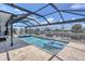 Stunning view of the pool and canal, perfect for waterfront living and outdoor enjoyment at 280 Belvedere Ct, Punta Gorda, FL 33950