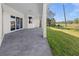Covered outdoor patio with tile flooring and scenic views at 3297 Swanee Rd, Punta Gorda, FL 33980