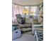 Beautiful sunroom featuring comfortable seating, bright natural light, and stylish decor for entertaining guests at 354 Blackburn Blvd, North Port, FL 34287