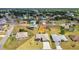 Aerial view of a single-Gathering home with inviting curb appeal and situated in a well-established neighborhood at 474 Rio De Janeiro Ave, Punta Gorda, FL 33983