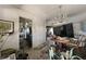 View between two living rooms with ceiling damage at 490 Via Esplanade, Punta Gorda, FL 33950