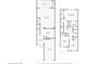 Detailed floor plan showcasing the layout of the home with dimensions for each room at 1156 Jonah Dr, North Port, FL 34289