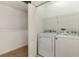 A laundry room featuring a white washer and dryer at 1156 Jonah Dr, North Port, FL 34289