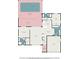 Detailed floor plan showcasing layout with key areas: bedrooms, kitchen, living room, pool, and garage at 2621 Via Veneto Dr, Punta Gorda, FL 33950