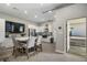 Finished garage features a dining area and easy access to the driveway at 310 Severin Se Rd, Port Charlotte, FL 33952