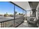 Screened patio with seating area overlooking canal views at 310 Severin Se Rd, Port Charlotte, FL 33952