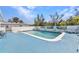 A well-maintained pool area with space for outdoor seating and lounging at 312 Darst Ave, Punta Gorda, FL 33950