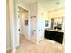 This bathroom features an elegant vanity with granite counters and updated fixtures at 3414 Sandpiper Dr, Punta Gorda, FL 33950