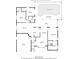 Detailed floor plan showcasing the layout, including the primary bedroom, swimming pool, and living spaces at 4053 Joseph St, Port Charlotte, FL 33948