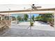 Outdoor patio area with views of the swimming pool and the waterway at 4438 Meager Cir, Port Charlotte, FL 33948