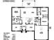 Detailed floor plan showcasing the layout of this home, including the Primary bedroom, kitchen, and living areas at 1589 Boswell St, North Port, FL 34288