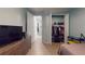 Spacious bedroom with a walk-in closet and ample storage space at 17420 Jadestone Ct, Venice, FL 34293