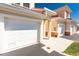 Row of garages featuring white doors on townhome exteriors at 240 West End Dr # 622, Punta Gorda, FL 33950