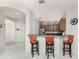 Charming kitchen with a breakfast bar and modern appliances at 240 West End Dr # 622, Punta Gorda, FL 33950