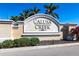 A close-up view of the Calusa Creek community sign at 5309 Shell Mound Cir, Punta Gorda, FL 33982