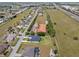 Aerial shot displaying the property's proximity to the highway and community layout at 7196 N Plum Tree # 323, Punta Gorda, FL 33955