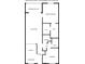 Simplified floor plan illustrating the arrangement of rooms and spaces in this home at 7196 N Plum Tree # 323, Punta Gorda, FL 33955