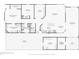 Floor plan showing layout of house including two bedrooms and Florida room at 724 Blackburn Blvd, North Port, FL 34287