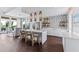 Clubhouse kitchenette featuring a center island, modern appliances, and inviting seating at 1490 Mableton Dr, Port Charlotte, FL 33953