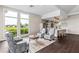 Community lounge featuring comfortable seating, kitchenette and expansive windows with lots of natural light at 1490 Mableton Dr, Port Charlotte, FL 33953