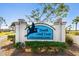 South Gulf Cove San Domingo Park entrance sign at 15618 Aqua Cir, Port Charlotte, FL 33981