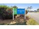 San Domingo Park entrance sign at 15618 Aqua Cir, Port Charlotte, FL 33981