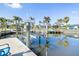 A well-maintained boat lift sits on calm waters, promising easy access to boating adventures at 1960 W Marion Ave, Punta Gorda, FL 33950