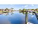 Picturesque waterfront view showcasing calm waters and numerous boat docks at 1960 W Marion Ave, Punta Gorda, FL 33950