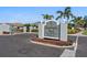 Community sign at Charleston Park, a deed-restricted neighborhood at 2363 Jasmine Way, North Port, FL 34287