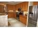 Stylish kitchen highlighting stainless steel appliances, granite countertops, and ample cabinet space at 3311 Purple Martin Dr # 126, Punta Gorda, FL 33950