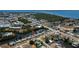 Aerial view showcases waterfront homes along canals with access to open water at 4238 Gardner Dr, Port Charlotte, FL 33952