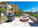 Well-maintained community grill and firepit area provides space for outdoor cooking and socializing at 95 N Marion Ct # 226, Punta Gorda, FL 33950