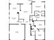 Detailed floor plan showcasing a spacious layout with a primary bedroom, eat-in kitchen, and garage at 1872 Birmingham Blvd, Port Charlotte, FL 33980
