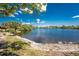 Scenic waterfront view featuring lush greenery and serene waters at 2244 Meetze St, Port Charlotte, FL 33953