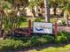 Landscaped entrance sign for the Solamar community at 95 N Marion Ct # 126, Punta Gorda, FL 33950