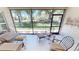 Inviting screened patio with comfortable seating and outdoor view at 2836 Suncoast Lakes Blvd, Punta Gorda, FL 33980
