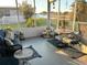 Enclosed lanai with comfortable seating and views of the water at 123 Poinsettia Ne Cir, Port Charlotte, FL 33952