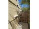 Outdoor shower is conveniently located on the side of the house, with brick floor at 1270 Manor Rd, Englewood, FL 34223