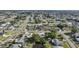 High-angle aerial perspective of a residential area, displaying street layouts and property distribution at 21249 Higgs Dr, Port Charlotte, FL 33952