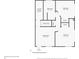 An overview of the first floor layout, including the laundry room, bathroom, bedrooms, and living room at 29324 Leah Rd, Punta Gorda, FL 33982