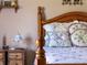Bedroom closeup with pillows, showcasing the decor and providing a sense of comfort and style at 3621 Jade St, North Port, FL 34288